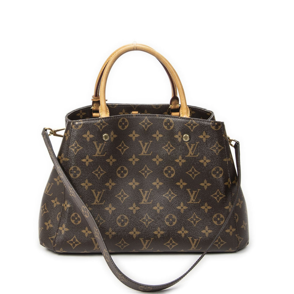 Louis Vuitton Montaigne Brown Monogram Canvas Messenger — view 5