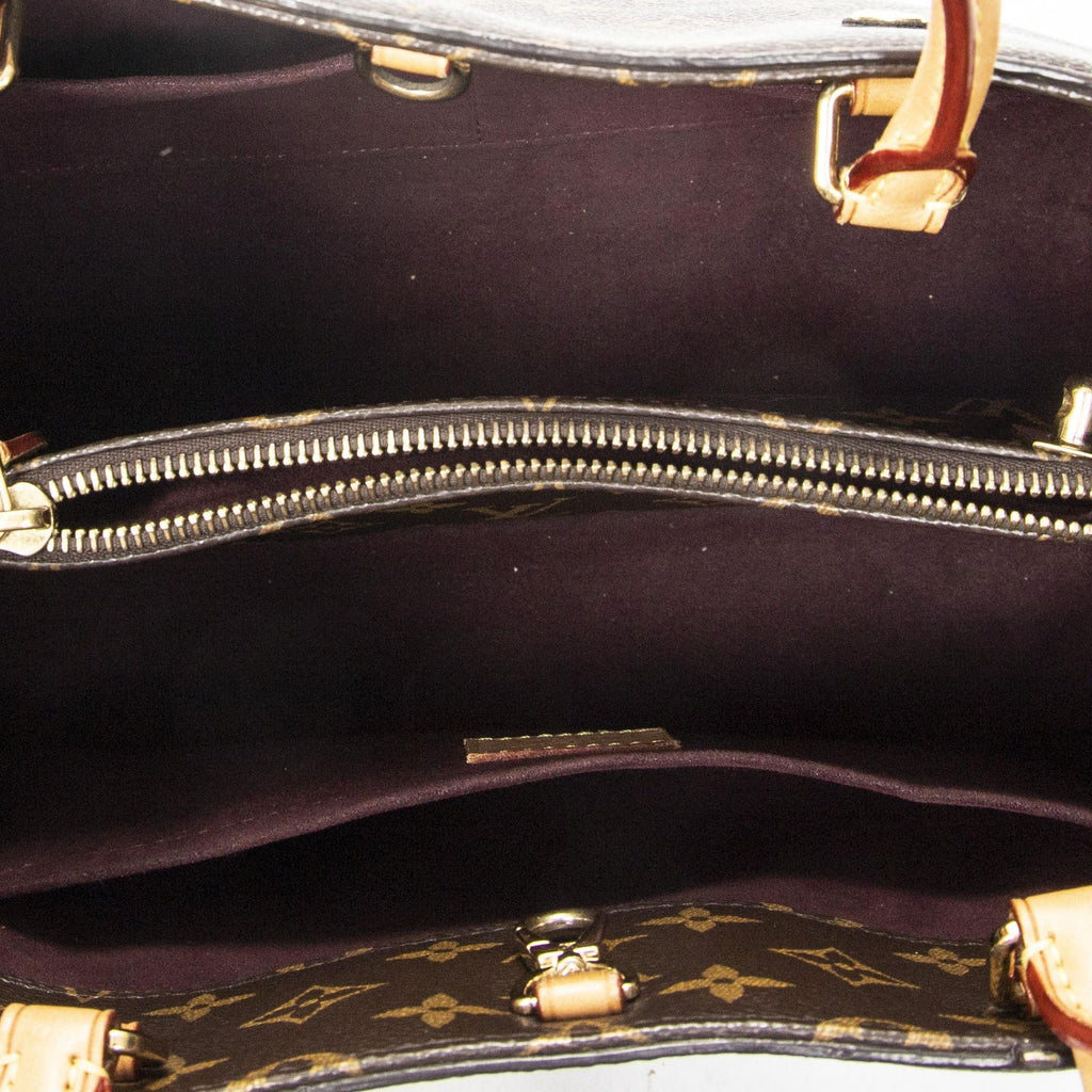 Louis Vuitton Montaigne Brown Monogram Canvas Messenger — view 9