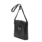 Dior Vintage Bucket Tote Black Gray Calfskin Leather — view 2