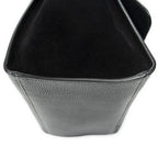 Celine Small Medium Swing Black Gray Calfskin Leather Messenger — view 7