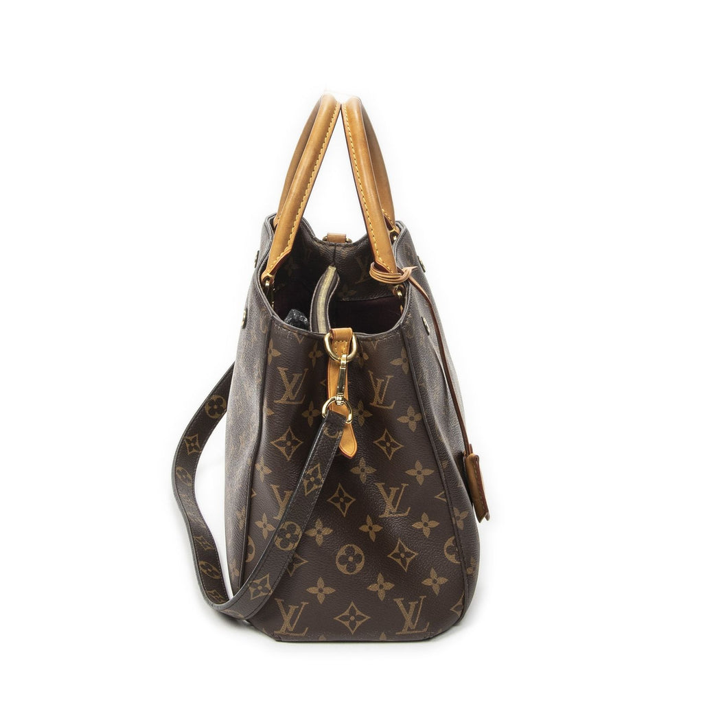 Louis Vuitton Montaigne Brown Monogram Canvas Messenger — view 4