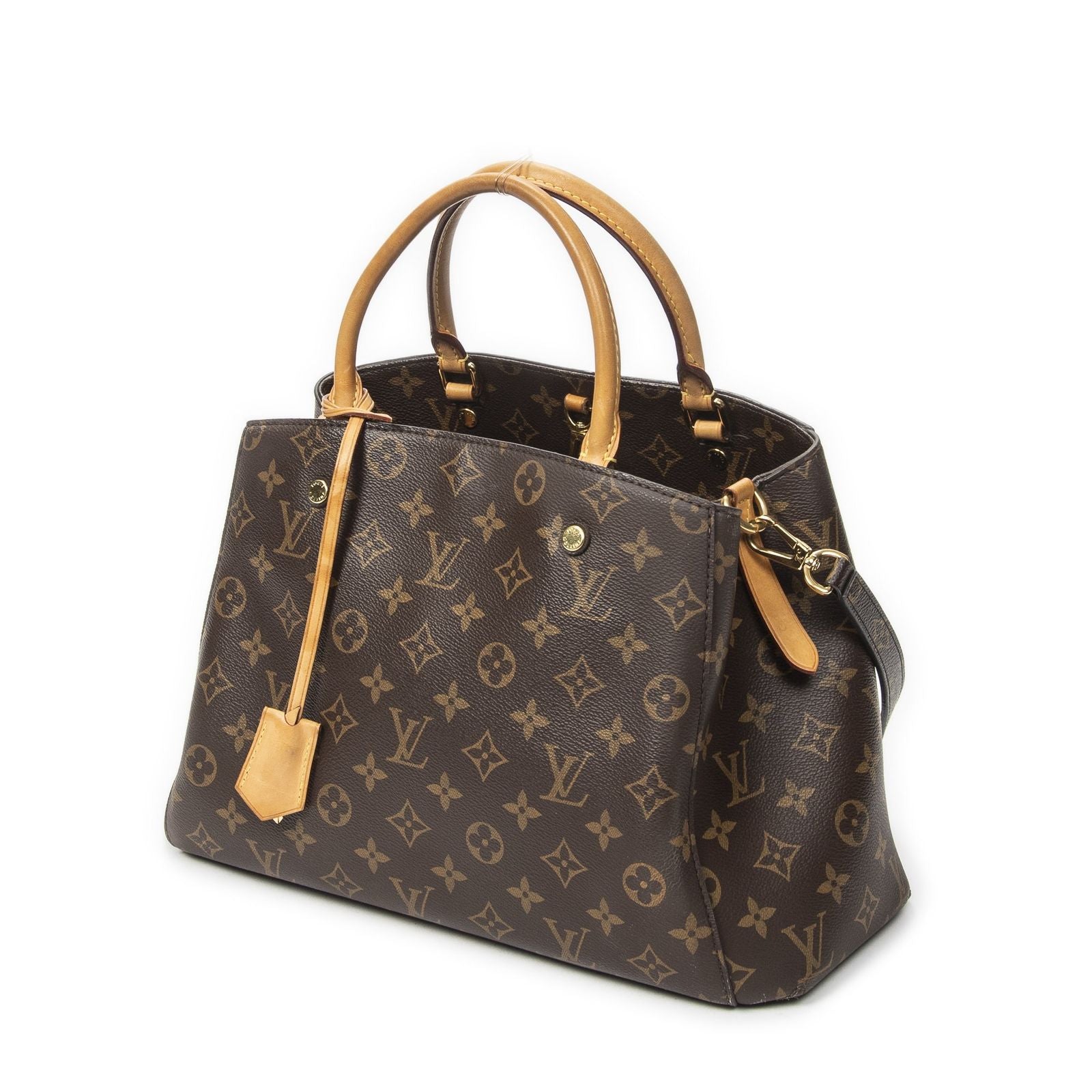 Louis Vuitton Montaigne Brown Monogram Canvas Messenger — view 2