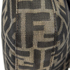 Fendi Baguette Tan Dark Brown Zucca Canvas Messenger — view 7