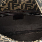 Fendi Baguette Tan Dark Brown Zucca Canvas Messenger — view 9