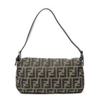 Fendi Baguette Tan Dark Brown Zucca Canvas Messenger — view 5