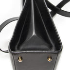 Gucci Vintage Flap Top Handle Black Smooth Calfskin — view 8