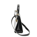Gucci Vintage Flap Top Handle Black Smooth Calfskin — view 3