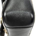 Gucci Medium GG Marmont Flap Beige Black Matelasse Canvas — view 8