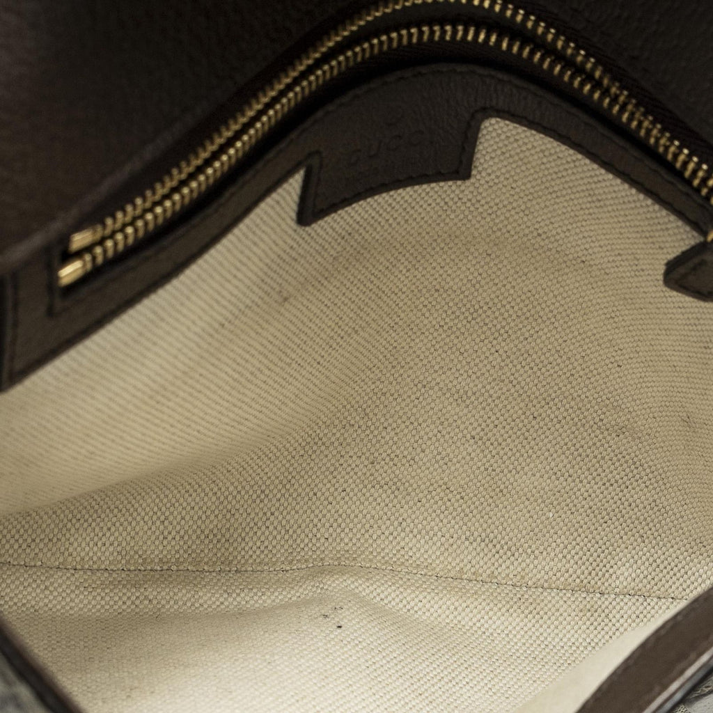 Gucci Small Blondie Beige Brown Supreme Canvas Messenger — view 9