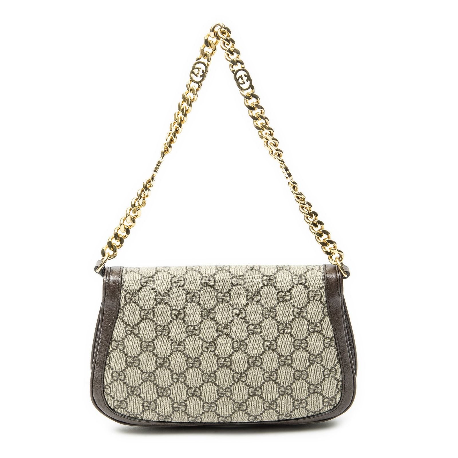 Gucci Small Blondie Beige Brown Supreme Canvas Messenger — view 5