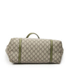 Gucci Tote Beige Green Supreme Canvas — view 6