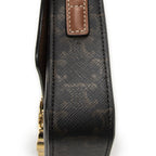 Celine Claude Brown Triomphe Canvas Messenger — view 8