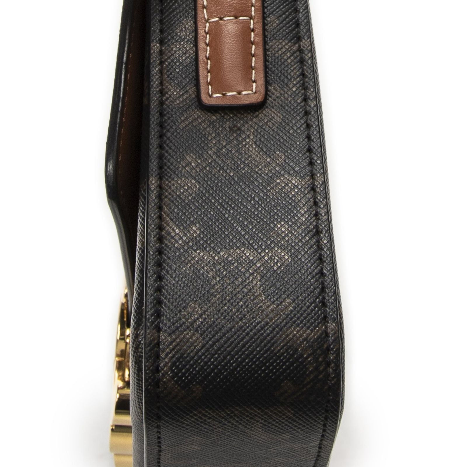 Celine Claude Brown Triomphe Canvas Messenger — view 8