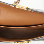 Celine Claude Brown Triomphe Canvas Messenger — view 9
