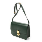Celine Classic Box Crossbody Green Smooth Calfskin — view 2