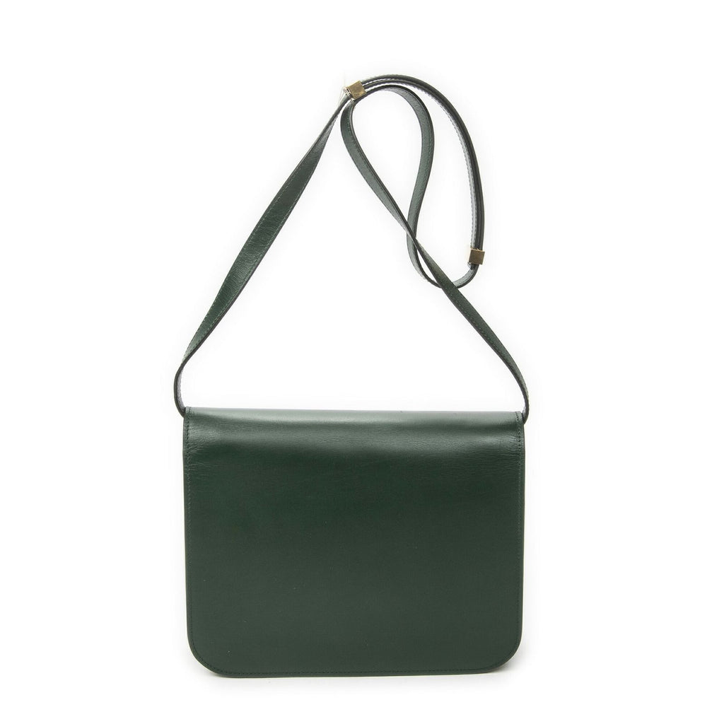 Celine Classic Box Crossbody Green Smooth Calfskin — view 5