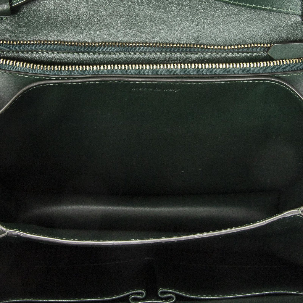 Celine Classic Box Crossbody Green Smooth Calfskin — view 9