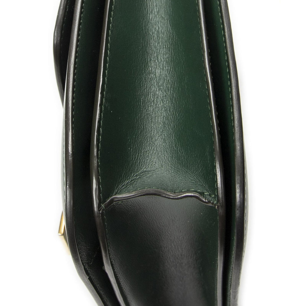 Celine Classic Box Crossbody Green Smooth Calfskin — view 8