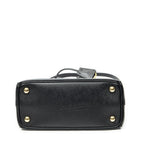 Prada Large Double Zip Galleria Tote Black Saffiano Leather — view 6