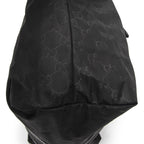 Gucci Zip Shopping Tote Black Guccissima Nylon — view 7