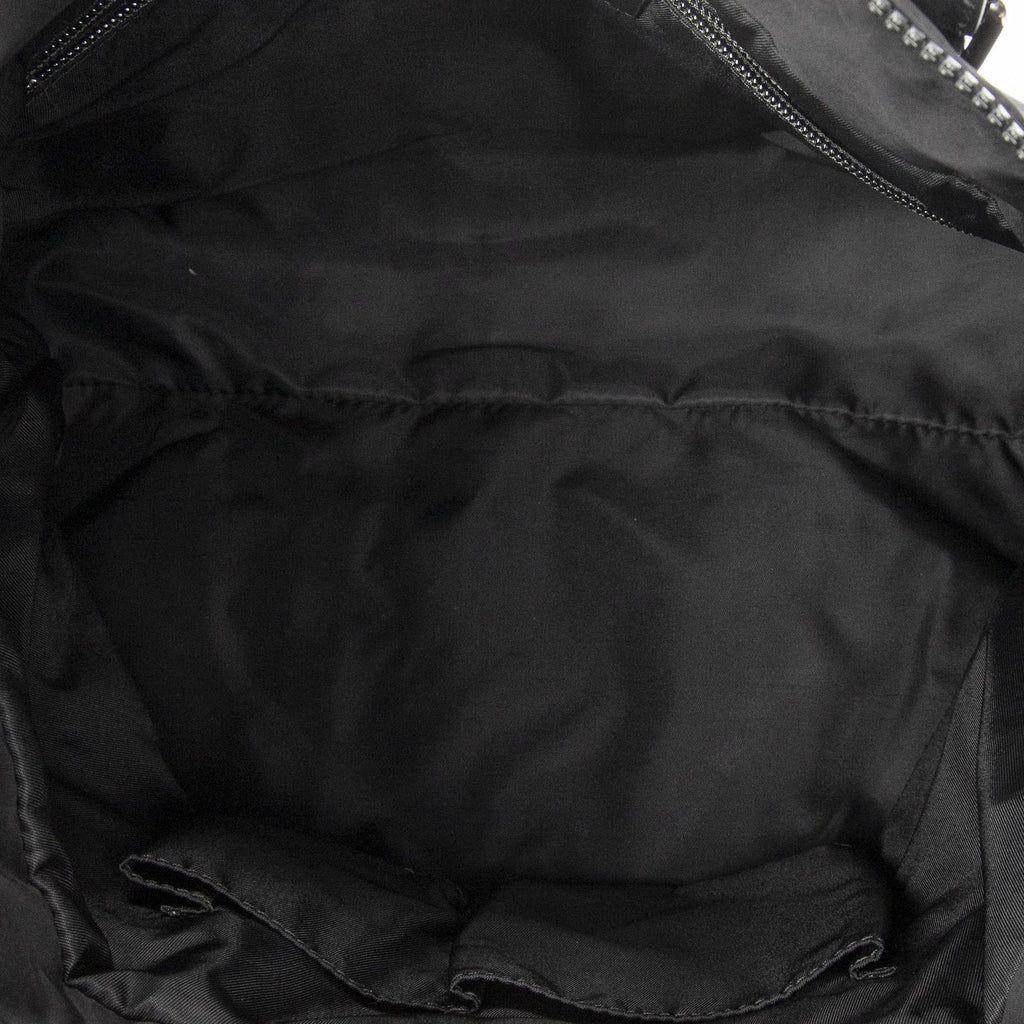 Gucci Zip Shopping Tote Black Guccissima Nylon — view 9
