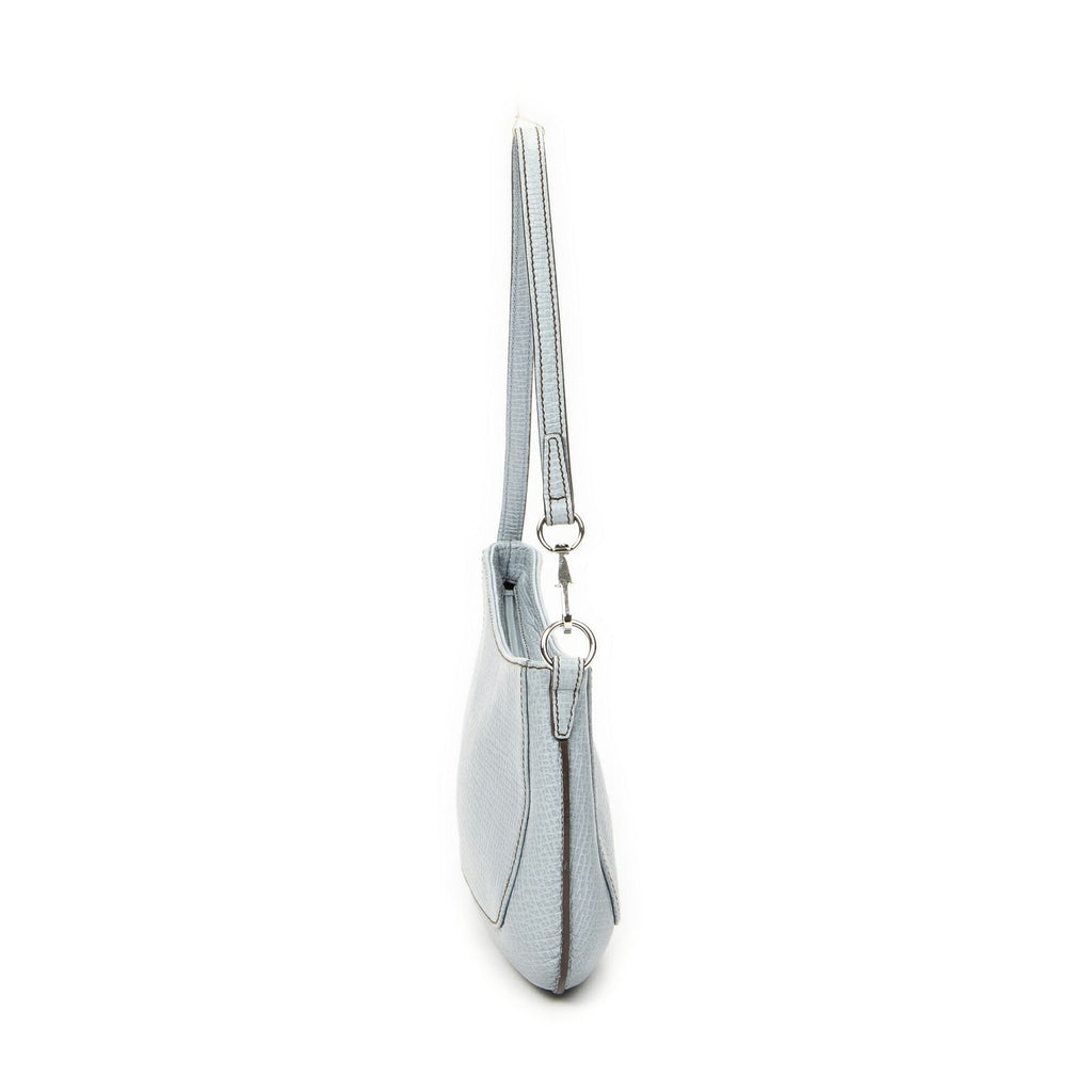 Loewe Mini Zip Hobo Light Blue Gray Calfskin Leather — view 4