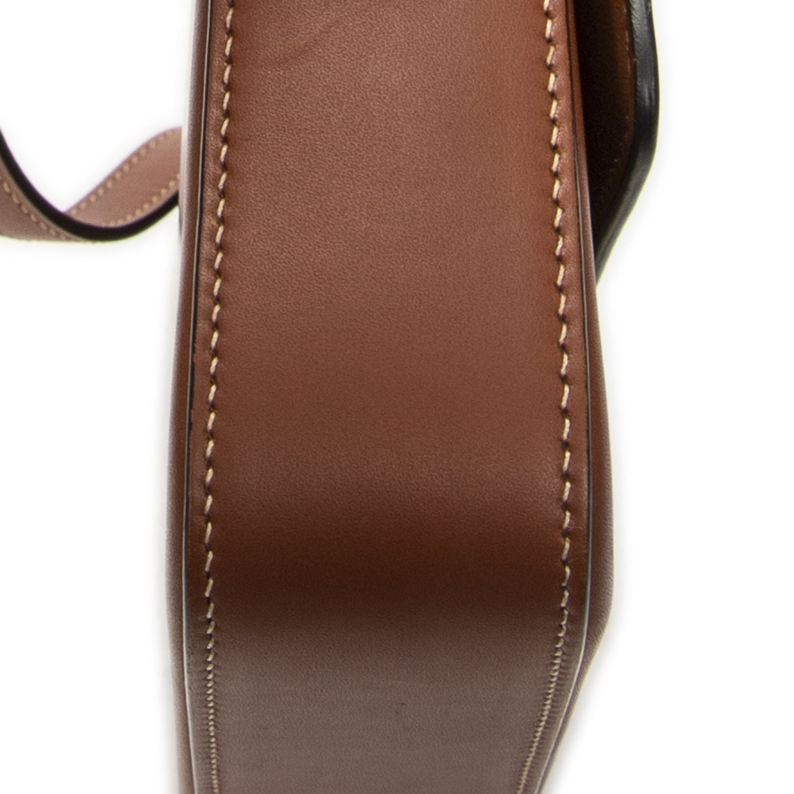 Celine Black Tan Calfskin Leather Messenger — view 7