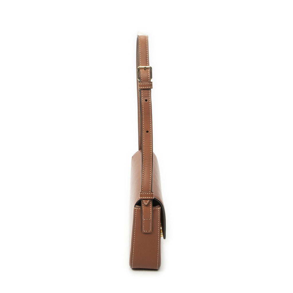 Celine Black Tan Calfskin Leather Messenger — view 4