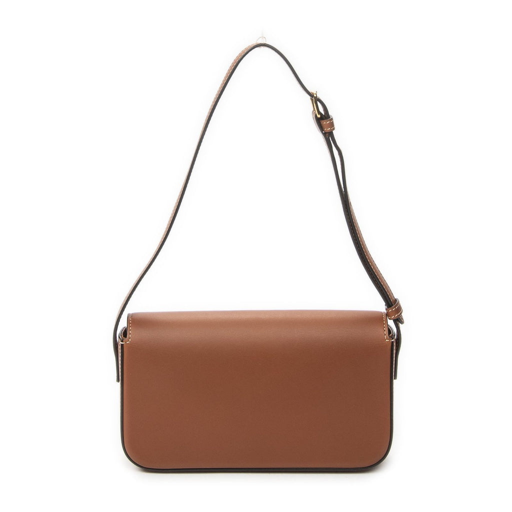 Celine Black Tan Calfskin Leather Messenger — view 5
