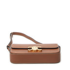 Celine Black Tan Calfskin Leather Messenger — view 6