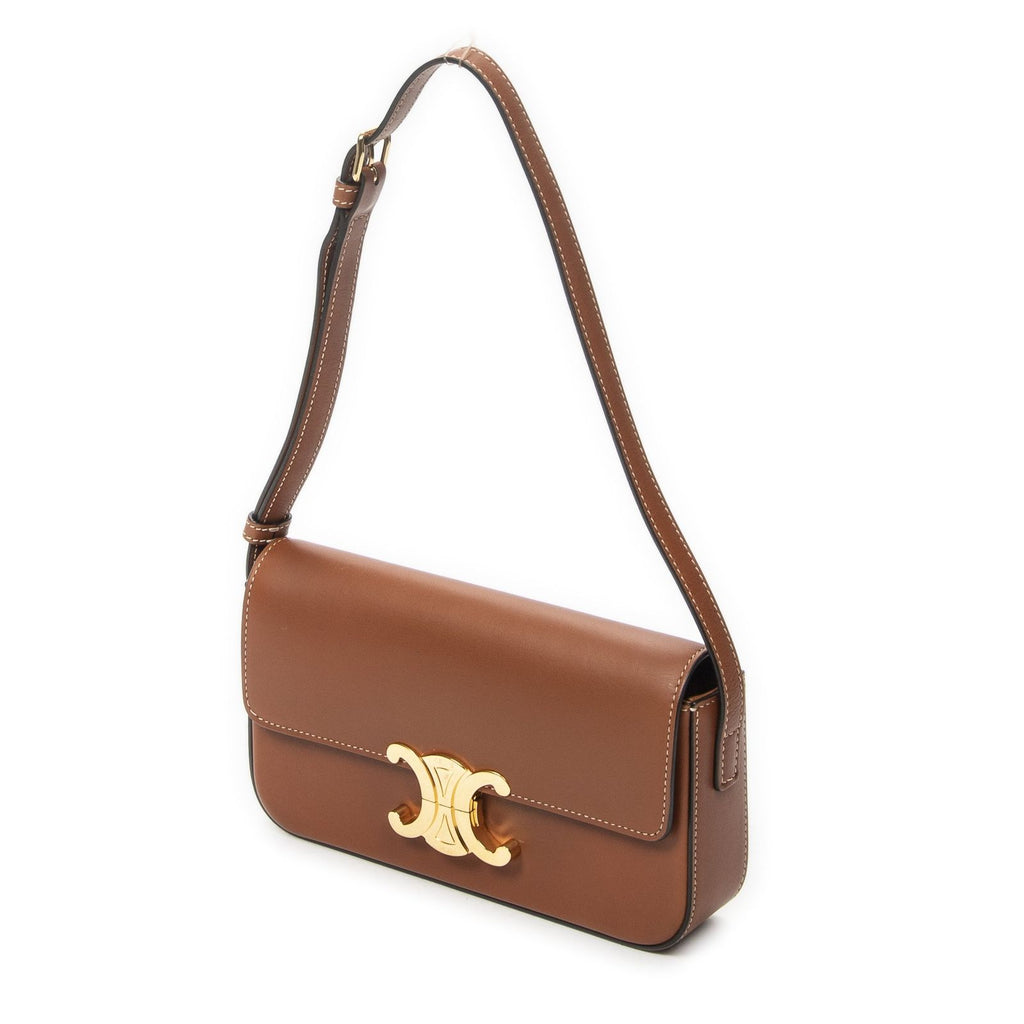 Celine Black Tan Calfskin Leather Messenger — view 2