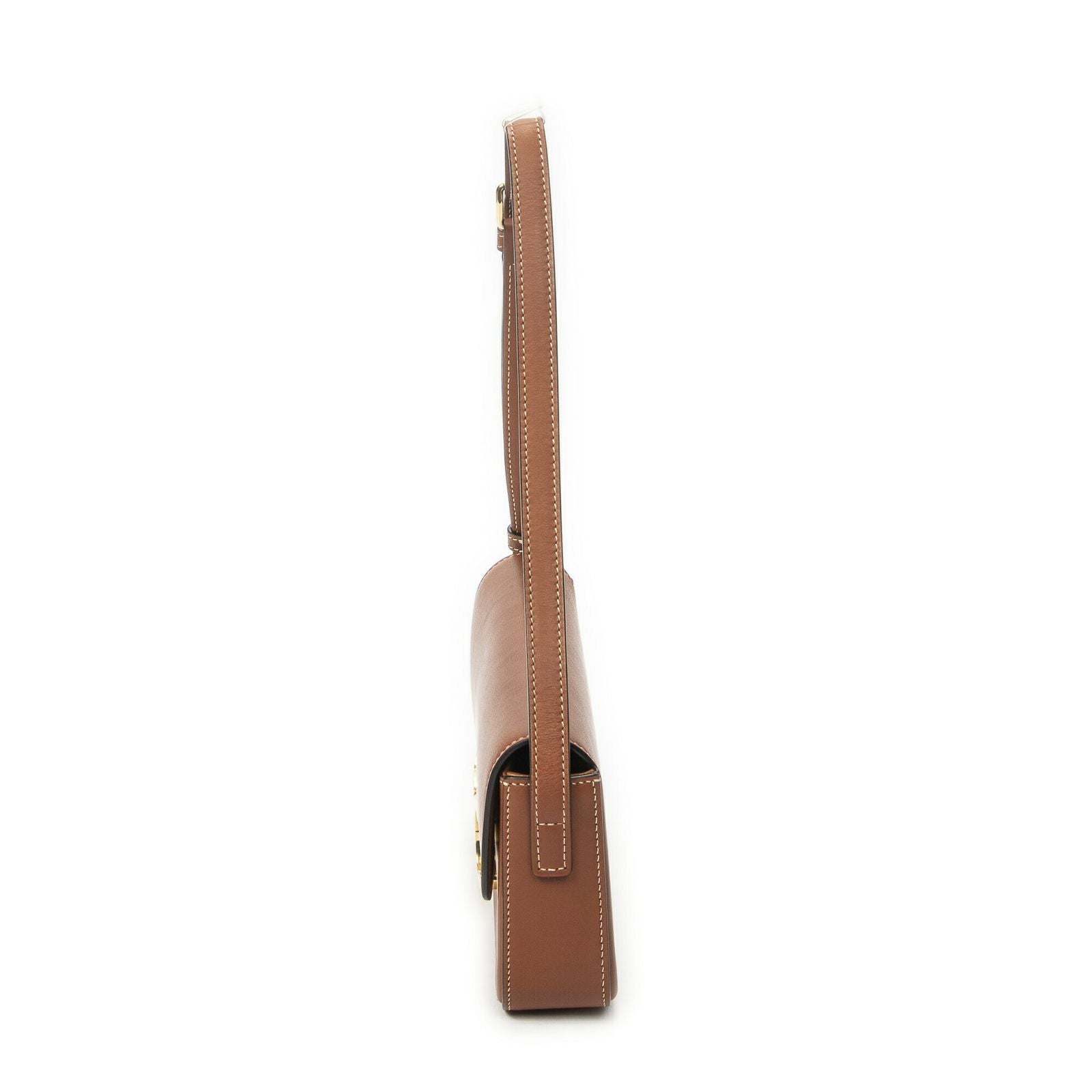Celine Black Tan Calfskin Leather Messenger — view 3