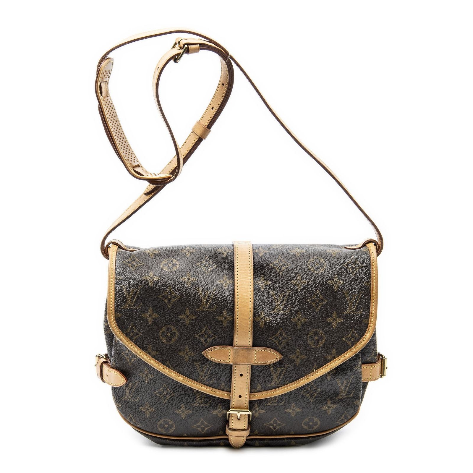 Louis Vuitton Saumur Brown Monogram Canvas — view 5