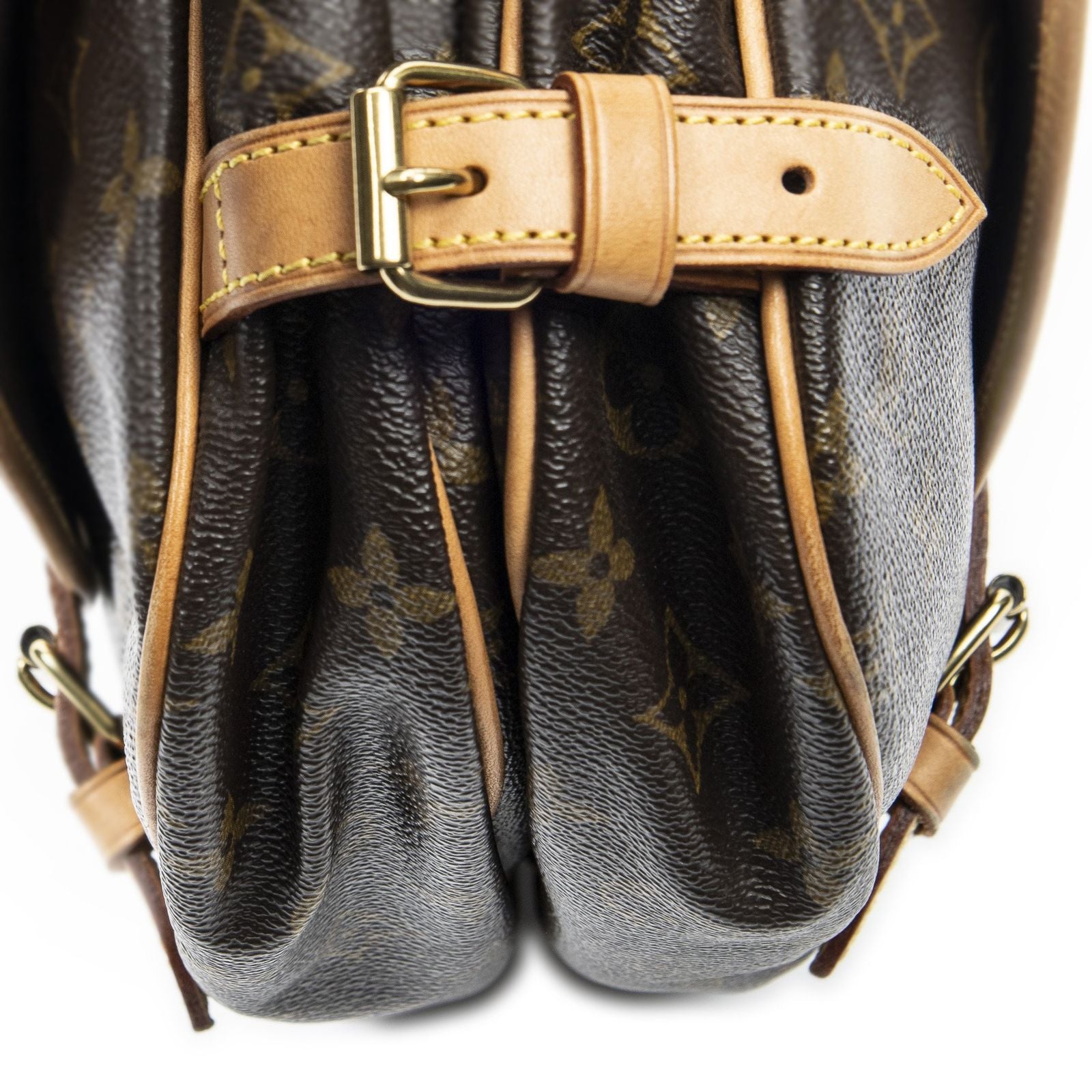 Louis Vuitton Saumur Brown Monogram Canvas — view 8