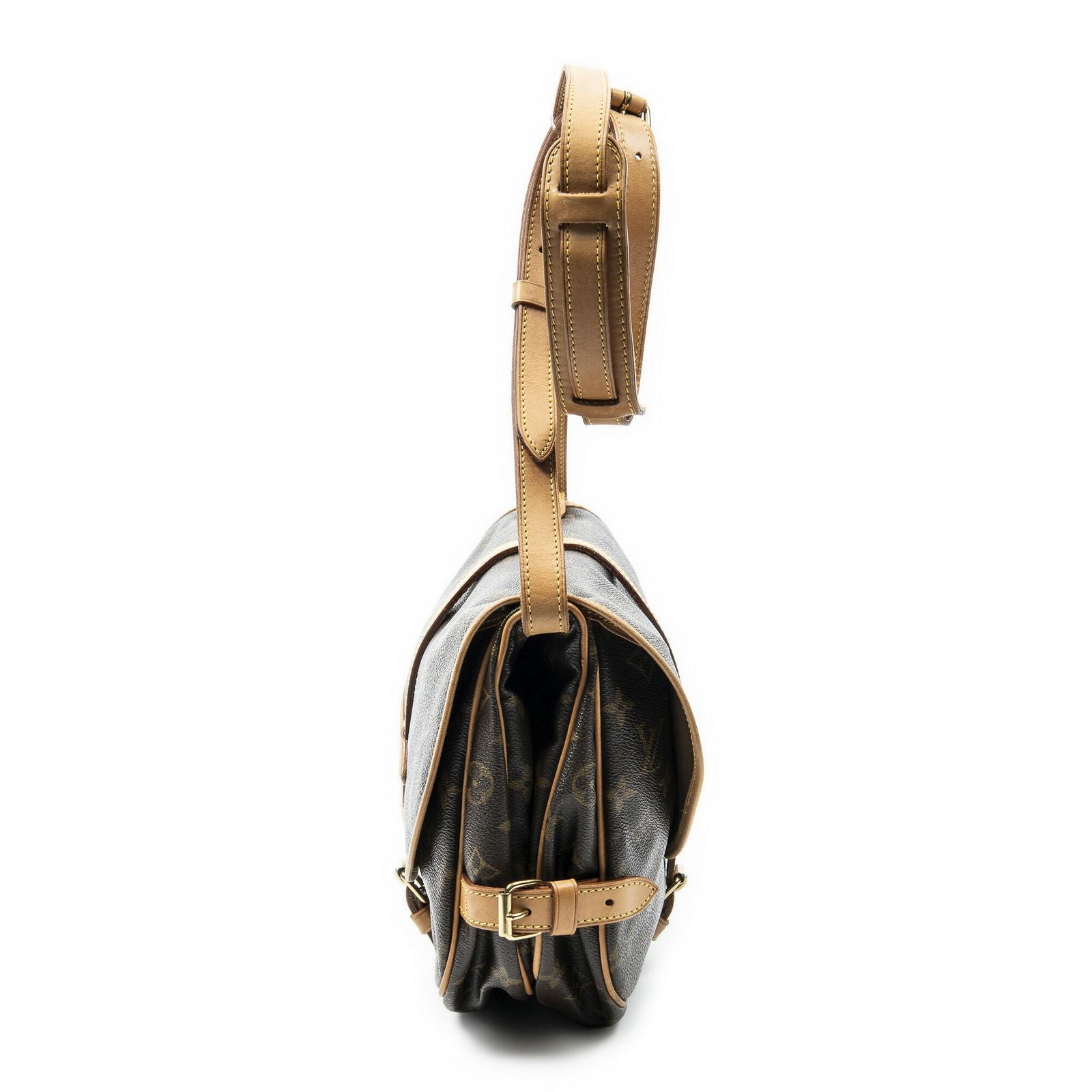 Louis Vuitton Saumur Brown Monogram Canvas — view 3