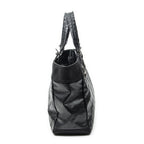 Chanel Paris Biarritz Shopping Tote Black Quilted Canvas — view 4