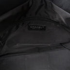 Chanel Paris Biarritz Shopping Tote Black Quilted Canvas — view 9