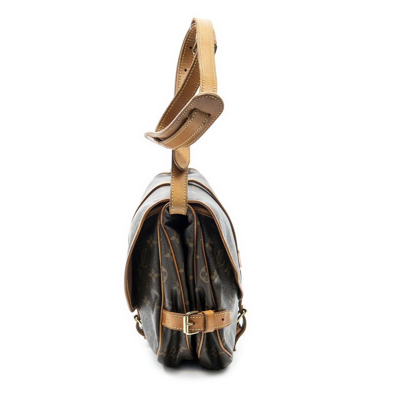 Louis Vuitton Saumur Brown Monogram Canvas — view 4