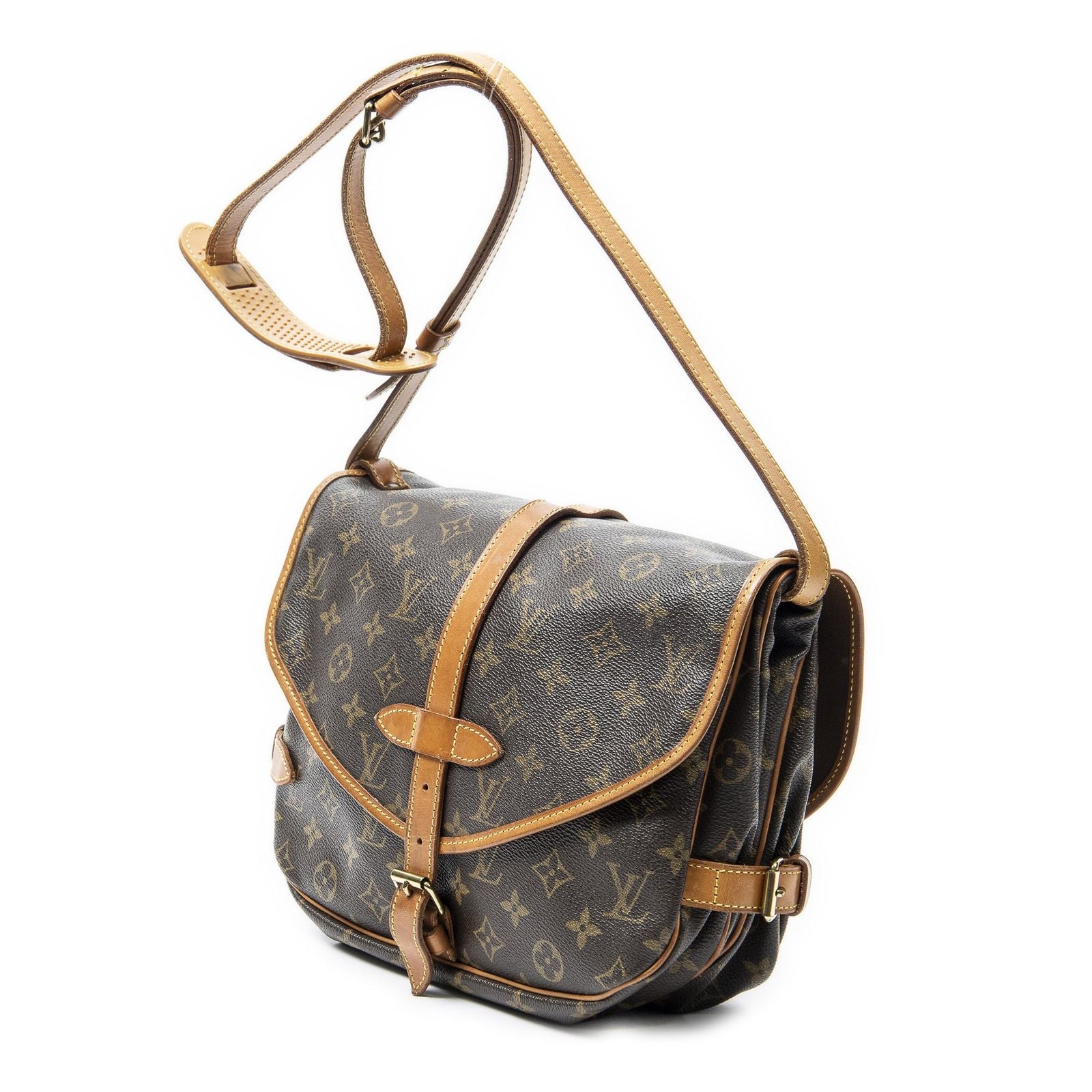 Louis Vuitton Saumur Brown Monogram Canvas — view 2