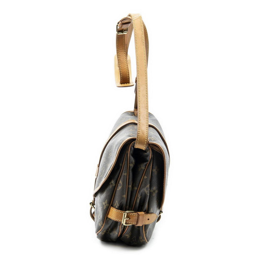 Louis Vuitton Saumur Brown Monogram Canvas — view 3