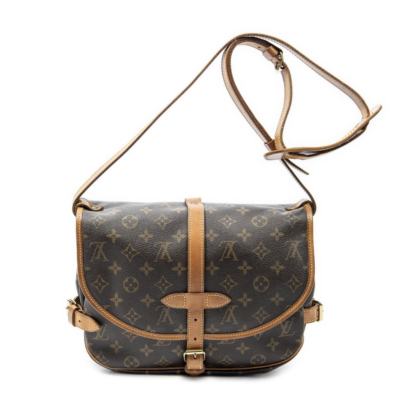 Louis Vuitton Saumur Brown Monogram Canvas — view 5