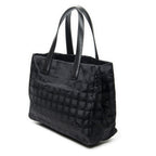 Chanel Travel Line Open Tote Black Nylon Canvas — view 2
