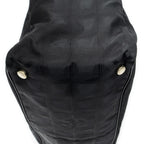 Chanel Travel Line Open Tote Black Nylon Canvas — view 8