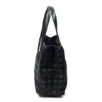Chanel Travel Line Open Tote Black Nylon Canvas — view 4