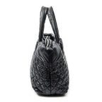 Chanel Coco Reversible Tote Black Quilted Nylon Canvas — view 4