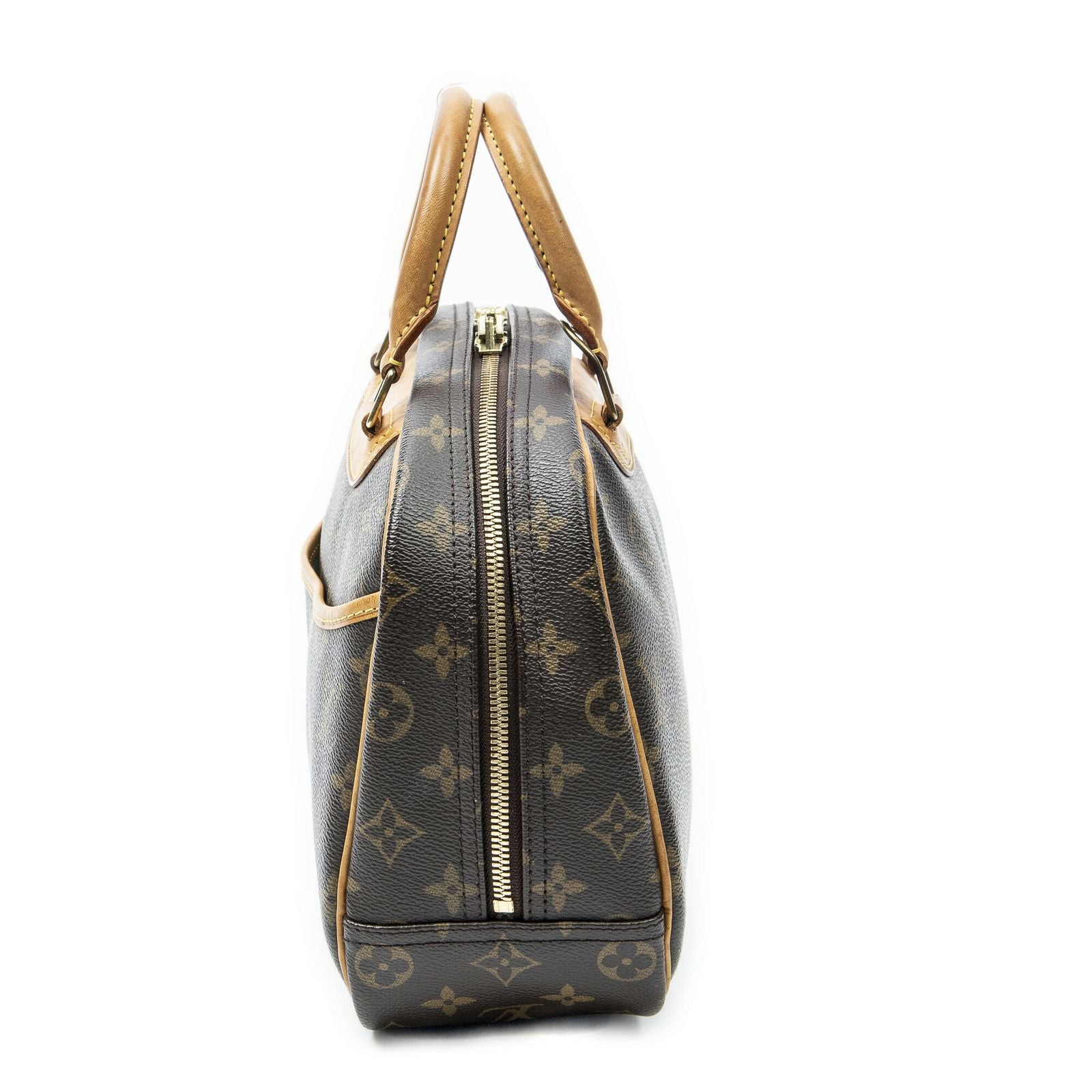 Louis Vuitton Brown Monogram Canvas Handbag — view 3