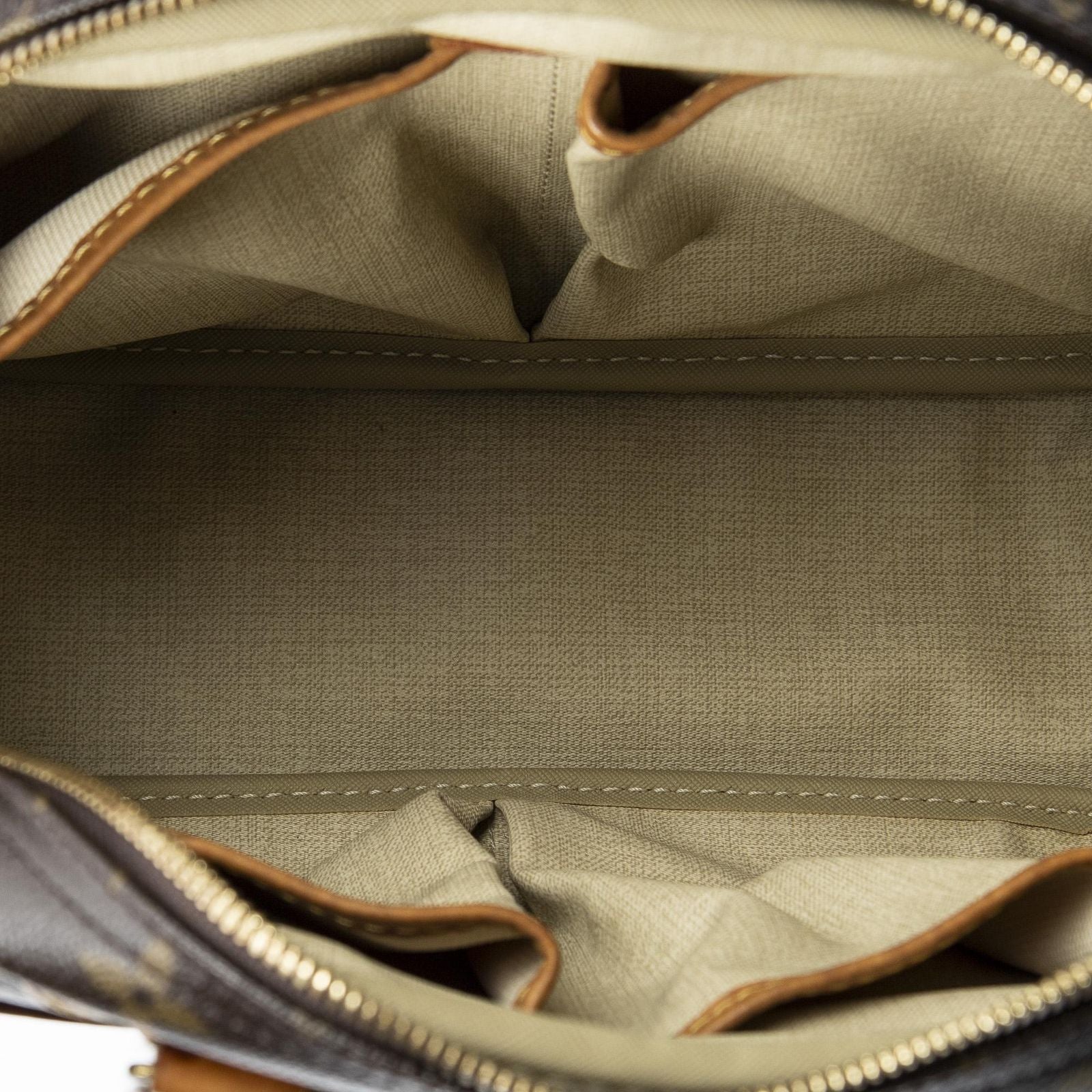 Louis Vuitton Brown Monogram Canvas Handbag — view 9