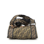 Fendi Square Zip Crossbody Brown Zucca Canvas — view 6
