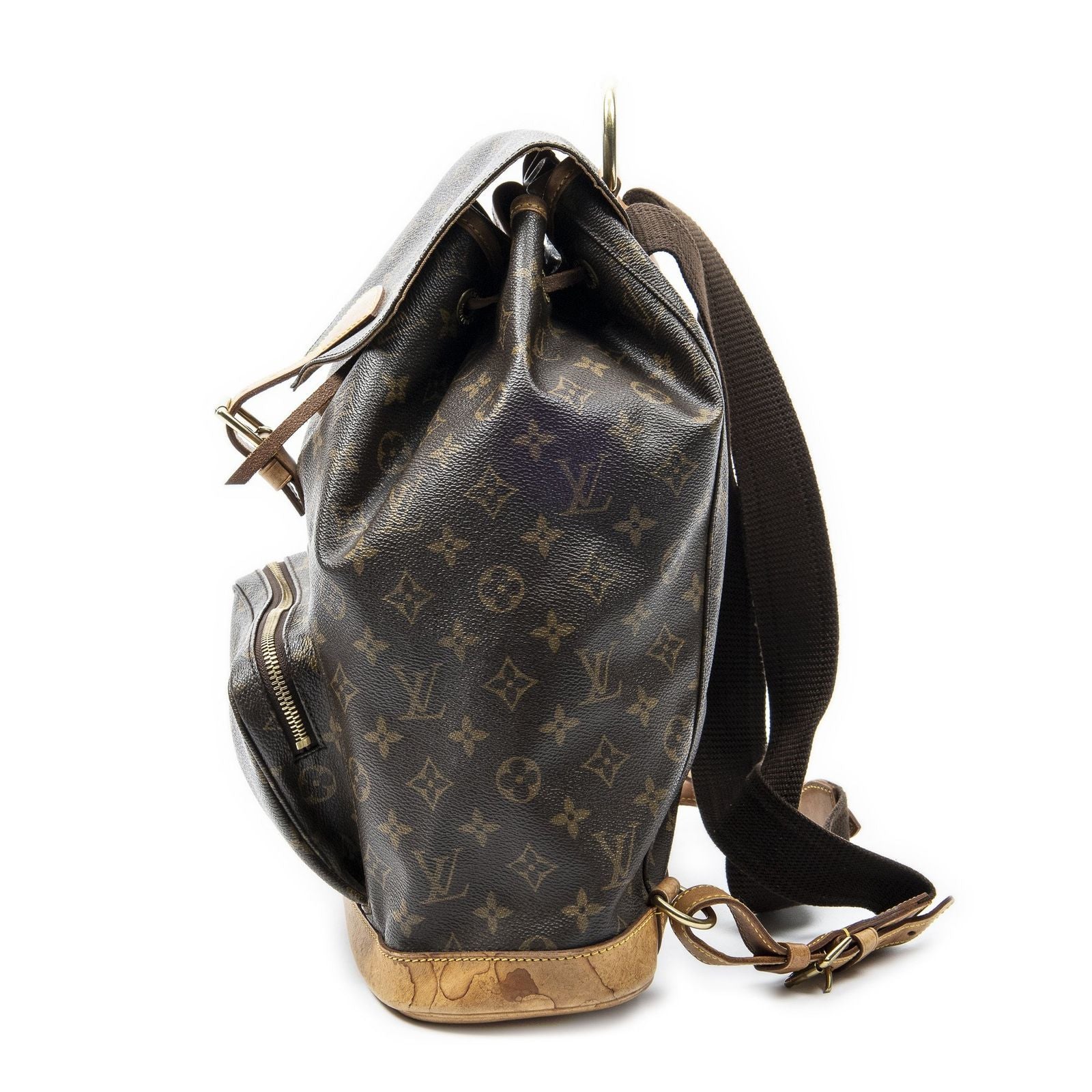 Louis Vuitton Montsouris Brown Monogram Canvas — view 3
