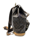 Louis Vuitton Montsouris Brown Monogram Canvas — view 4